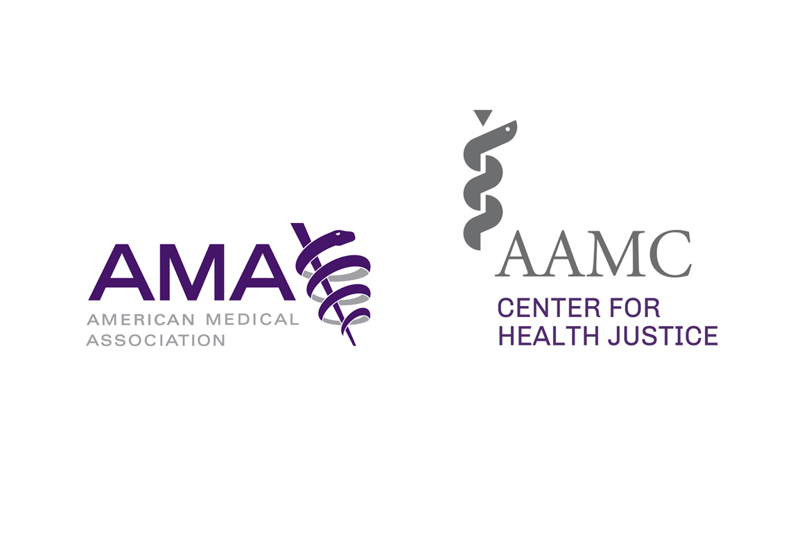 AMA logo and AAMC equity center logo