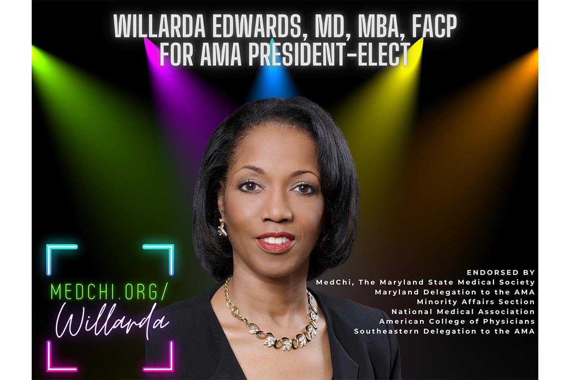 Willarda V. Edwards, MD, MBA: For AMA president-elect