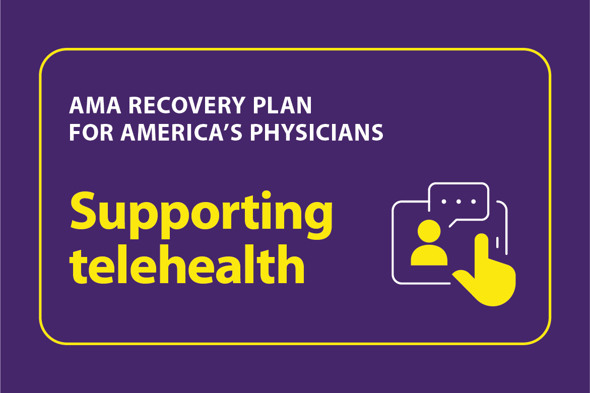 AMA Recovery Plan-Supporting telehealth