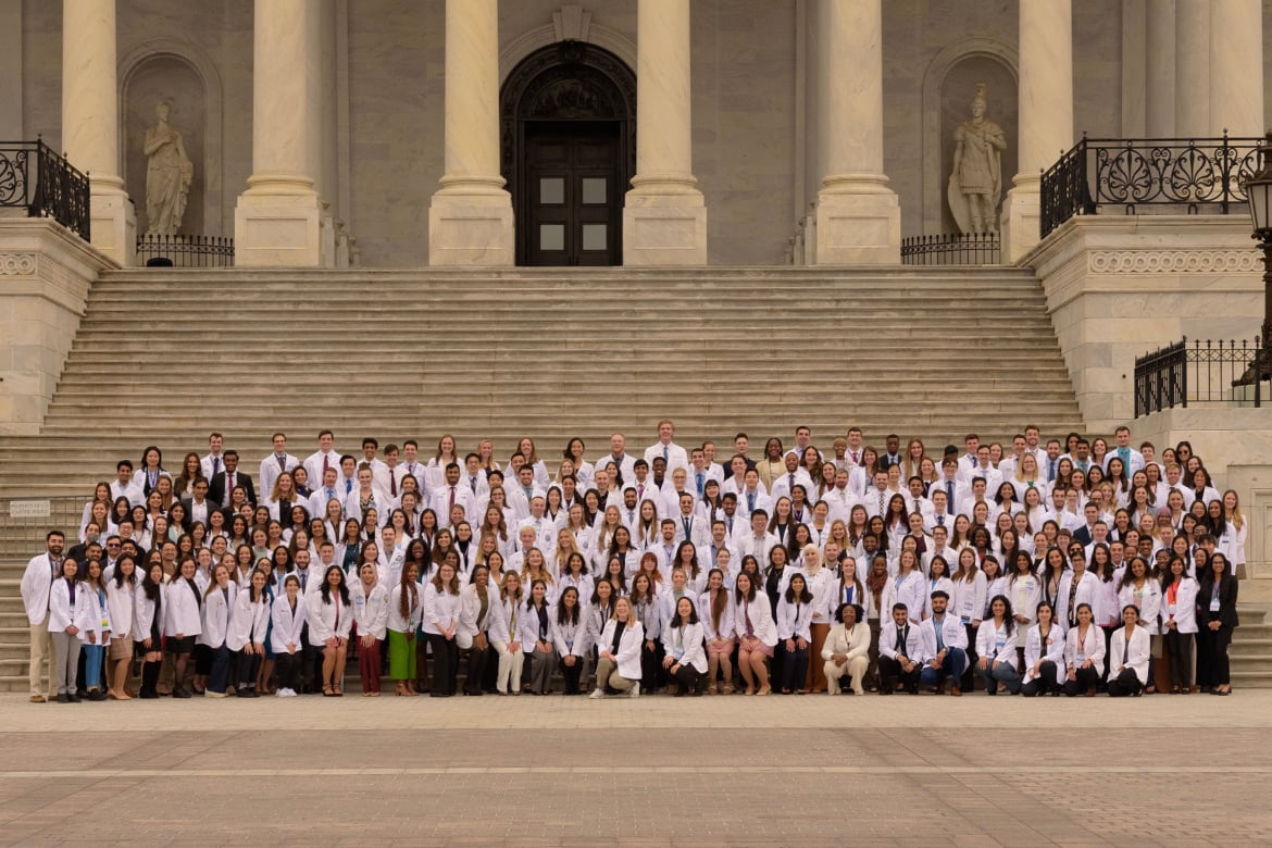 MAC 2023 medical students at US Capitol