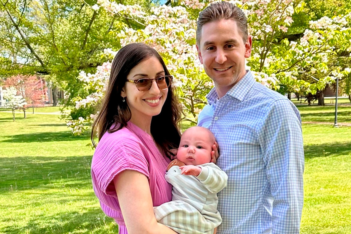 Ray and Kate Lorenzoni with son Emerson