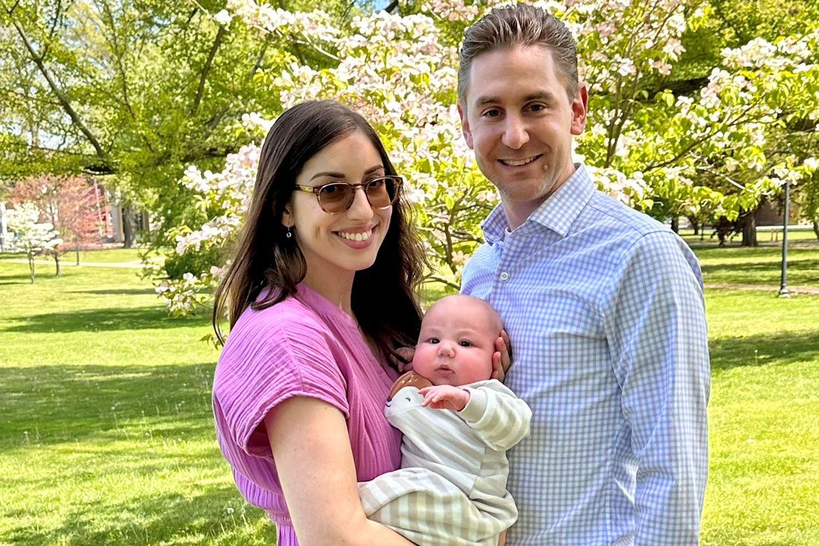 Ray and Kate Lorenzoni with son Emerson