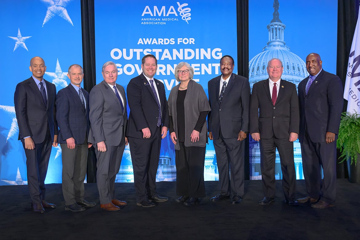 2024 AMA Awards for Outstanding Government Service group photo