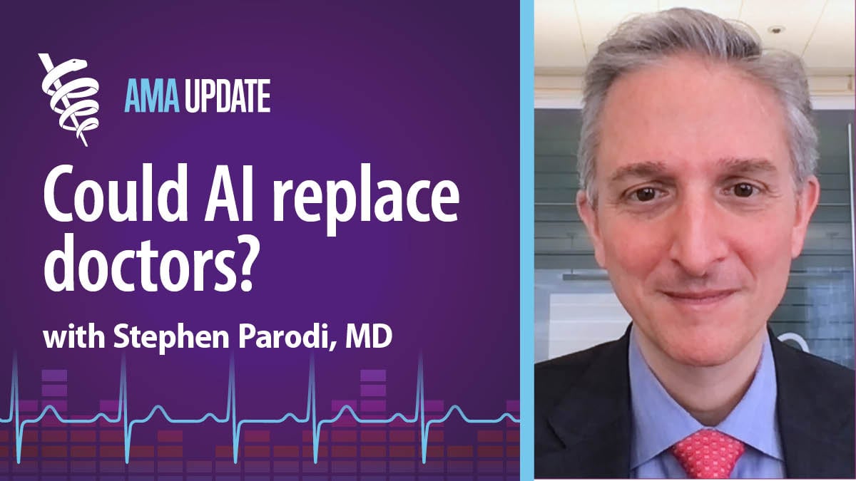 The use of AI in health care: Exploring risks, regulations, ethics, and benefits in medicine | AMA Update Video