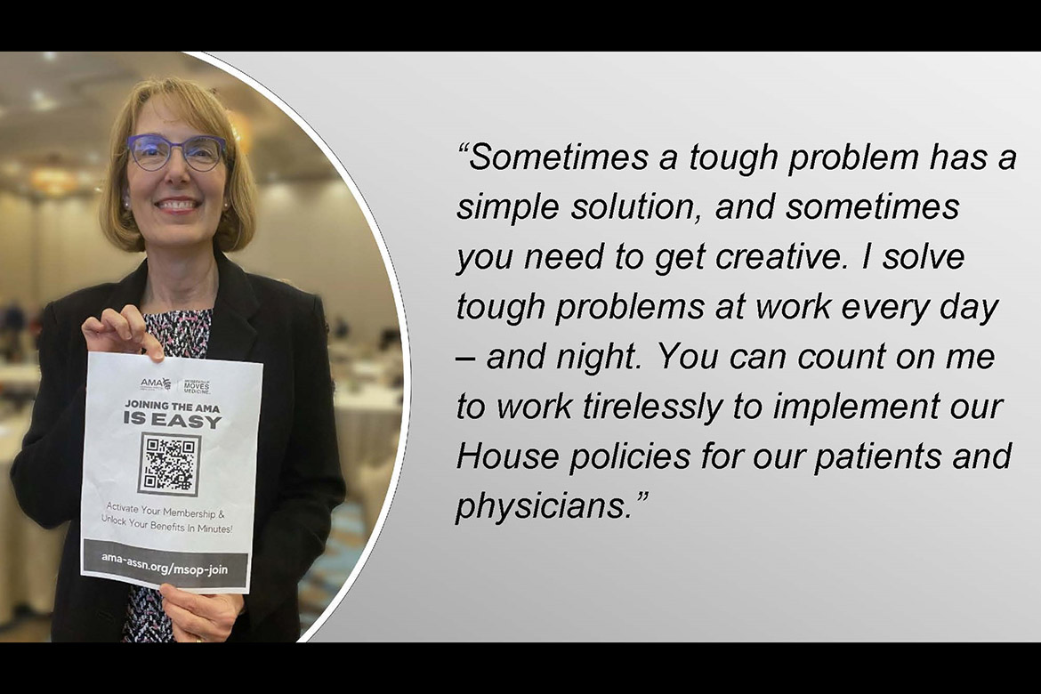 Melissa J. Garretson, MD, problem solver