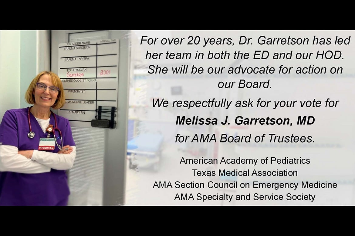Melissa J. Garretson, MD, takes a team