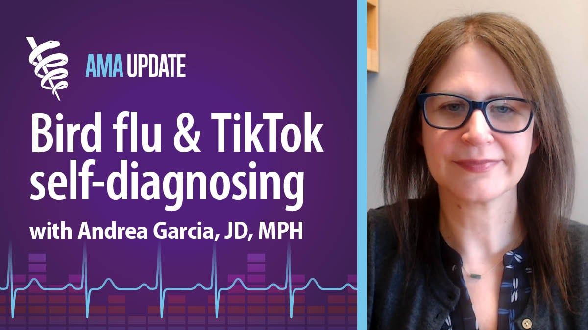 Update Video: CDC Guidelines on Avian Flu in Eggs and TikTok Misinformation on Mental Health and Birth Control | AMA Update