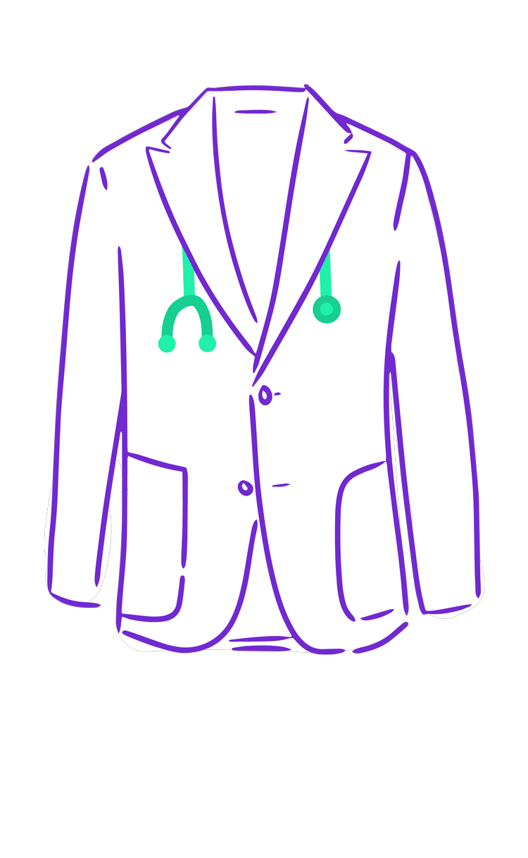 Medical school graduation toolkit: White coat sticker
