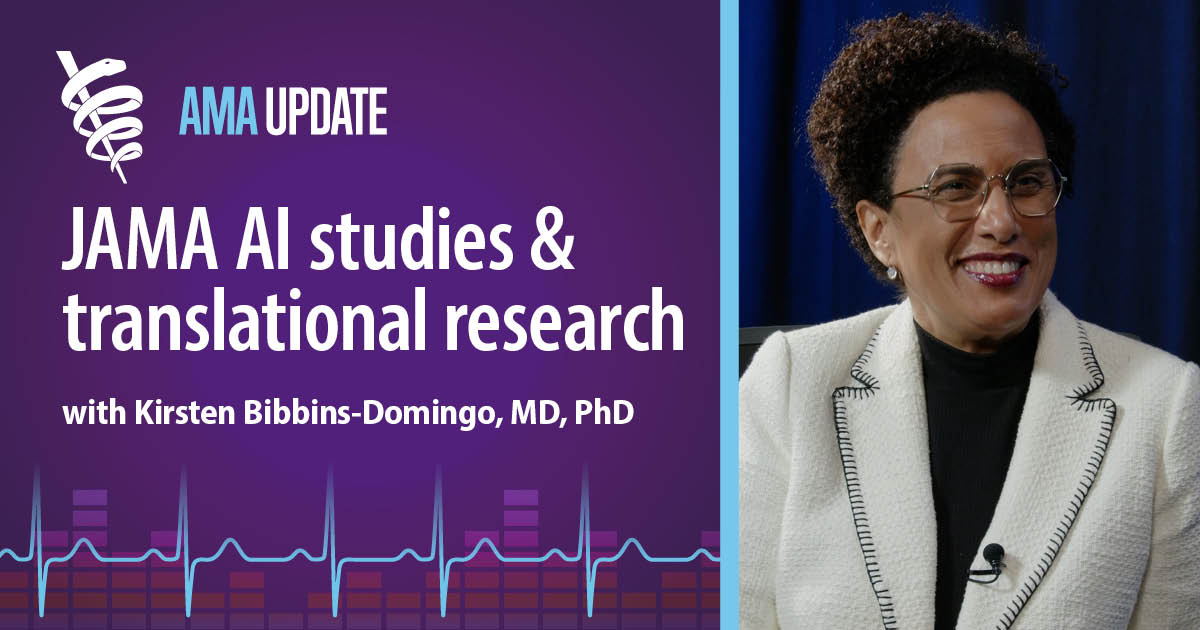 AI in medicine, translational science and more from the Journal of the ...