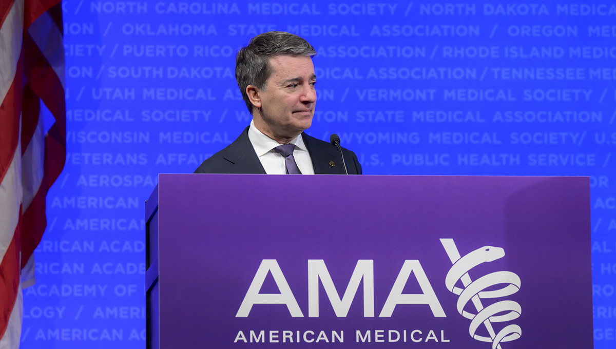 John J. Whyte, MD, MPH, address at the 2025 Interim Meeting of the HOD ...