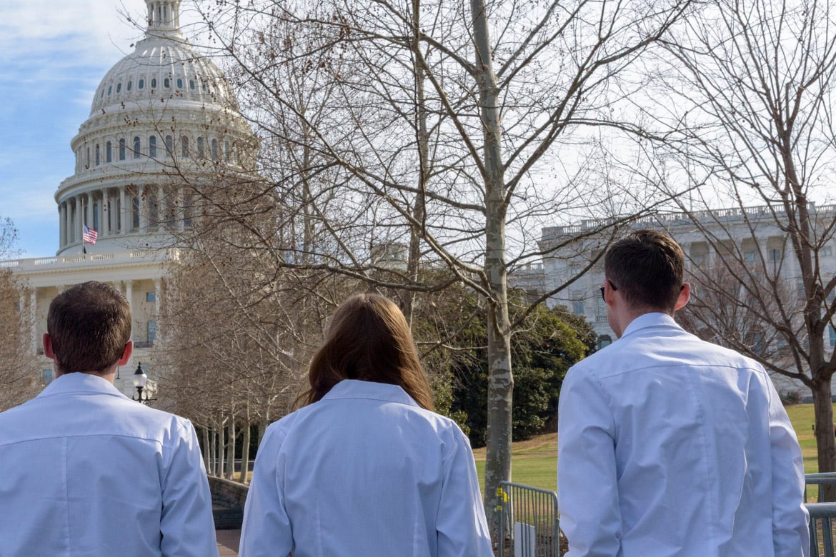 Medical students at the U.S. Capitol