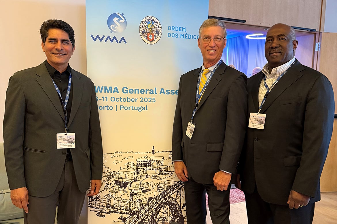 AMA leadership at the 2025 World Medical Association General Assembly