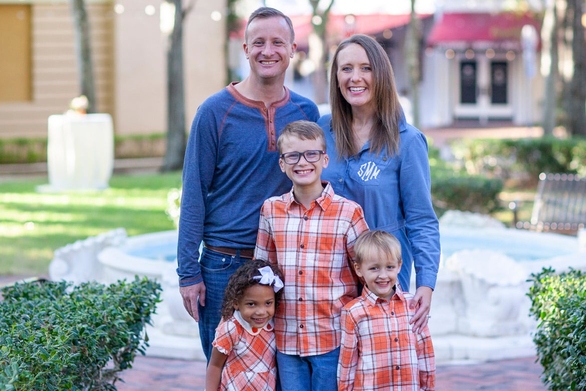 Sarah Marsicek, MD, and family