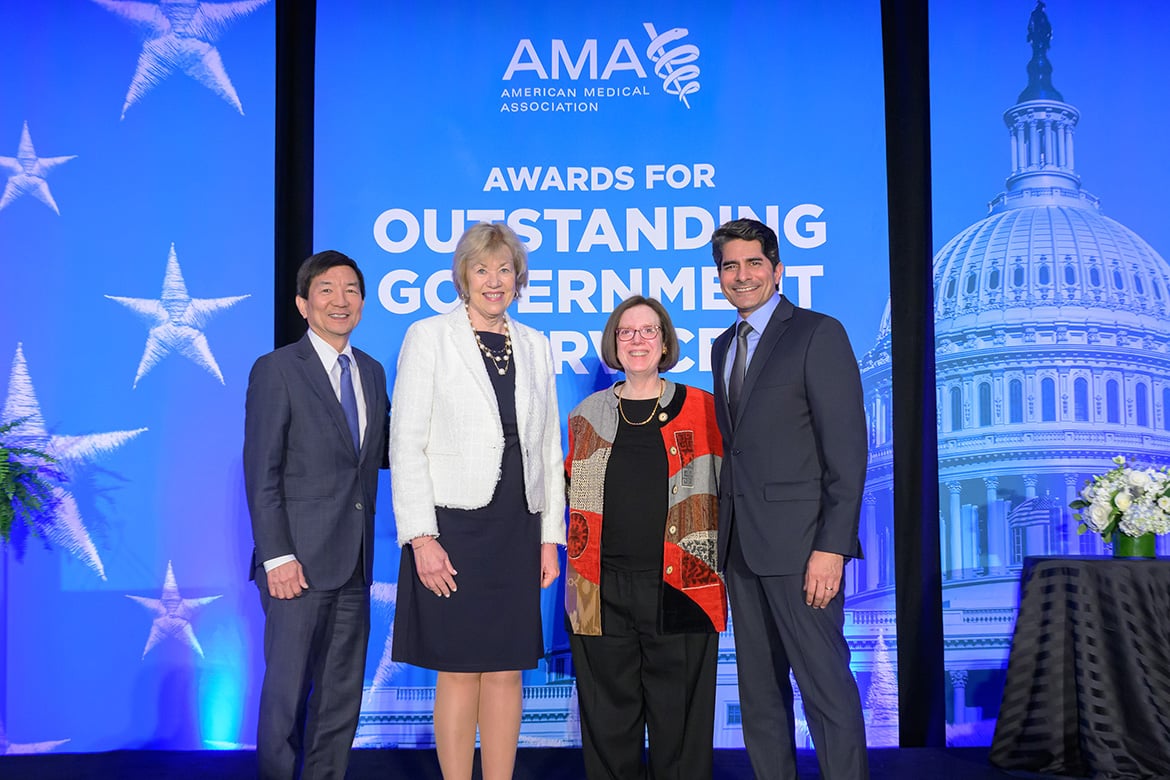 Awards for Outstanding Government Service recipients at the 2026 AMA National Advocacy Conference