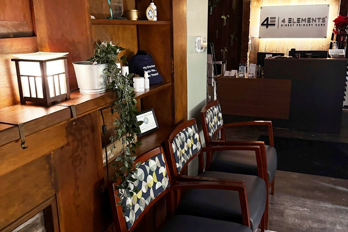 4 Elements waiting room