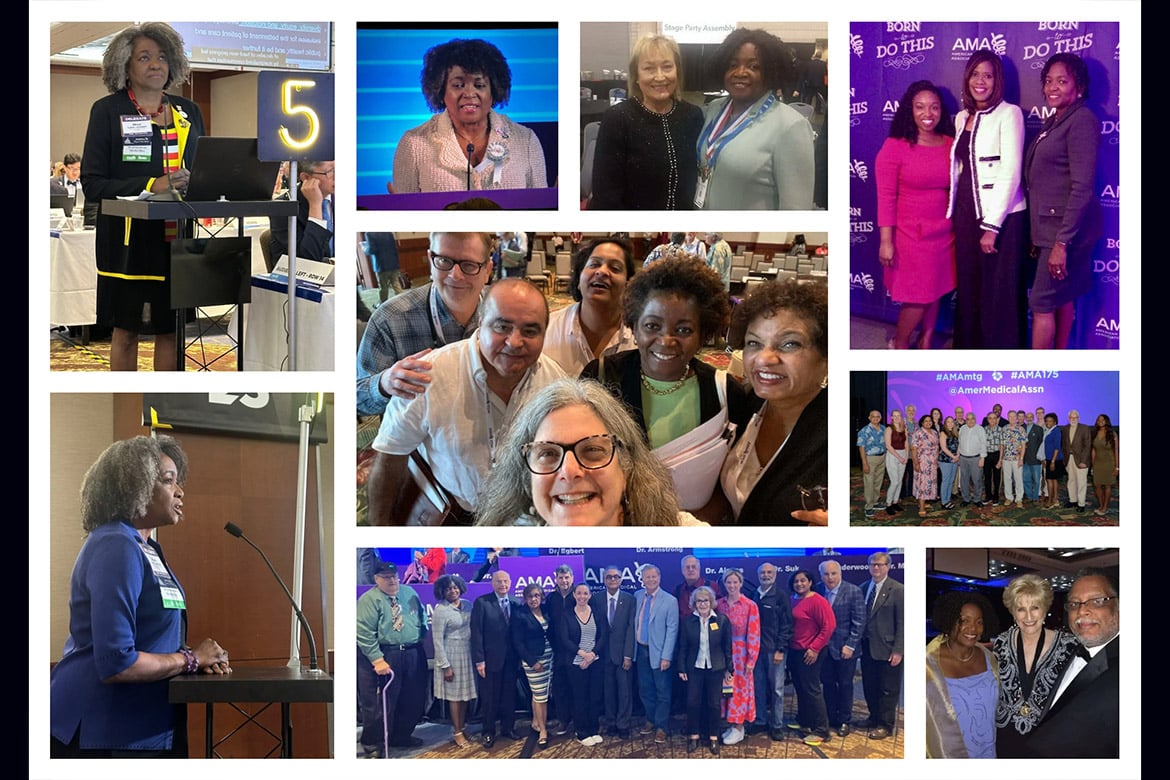 Niva M. Lubin-Johnson, MD: Serve collage