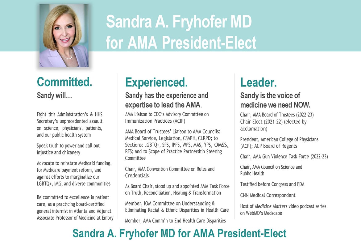 Sandra Fryhofer, MD-committed-experienced