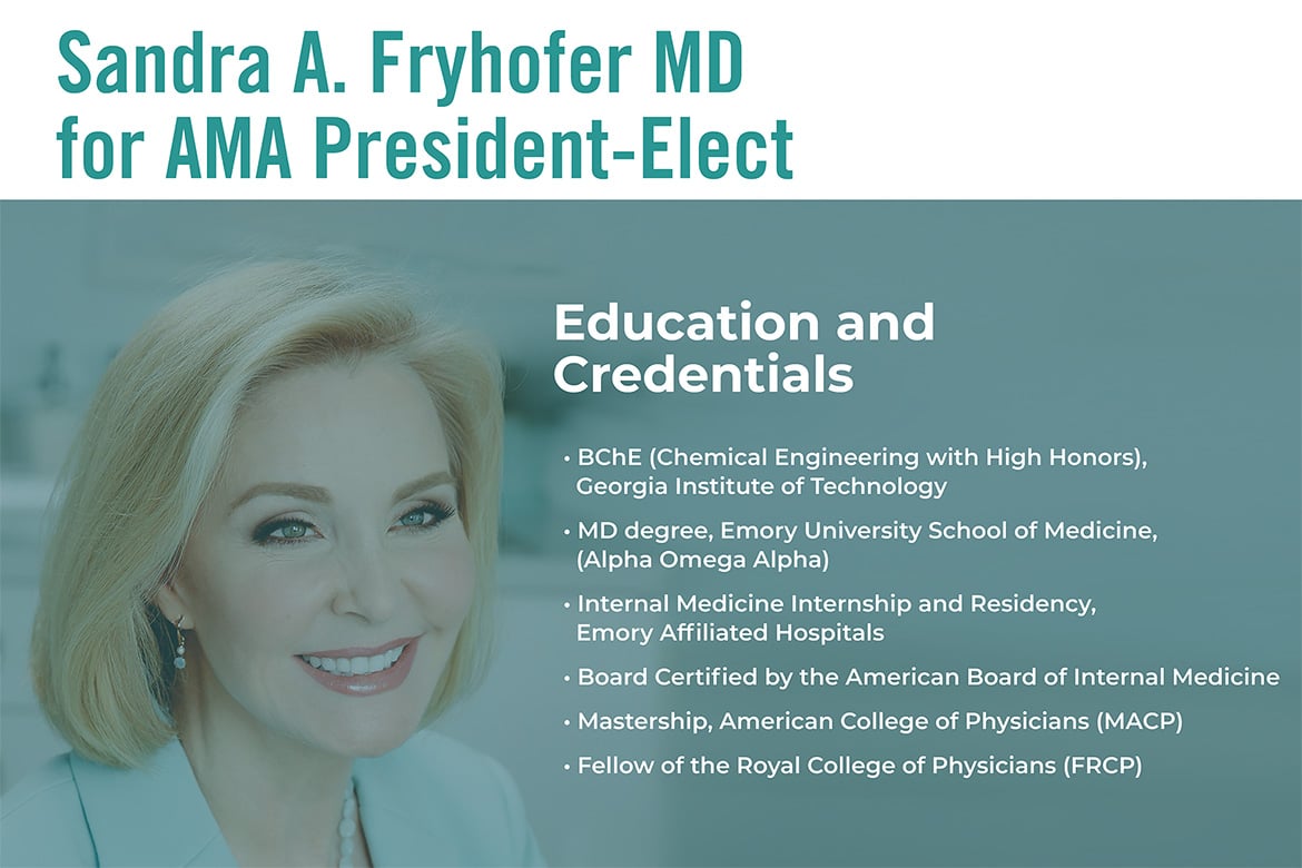 Sandra Fryhofer, MD-education
