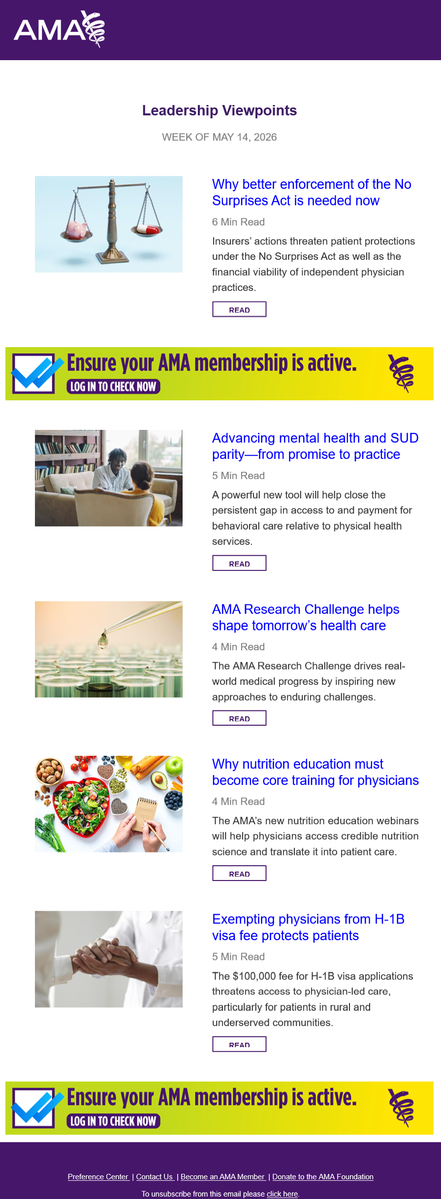 Leadership Viewpoints newsletter sample (2026 update)