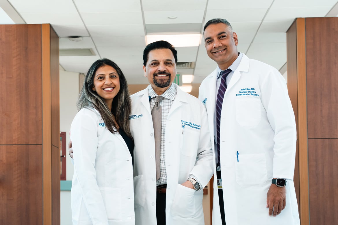Megha Rao, MD, Niranjan Rao, MD, and Nakul Rao, MD
