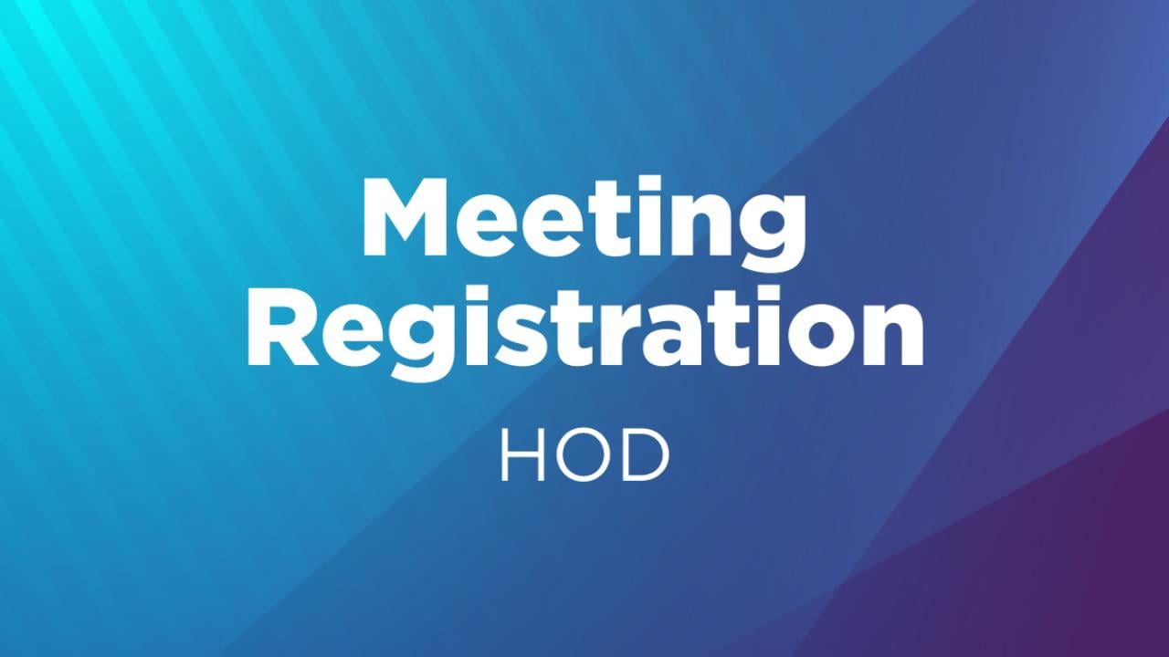  2025 HOD Interim Meeting registration