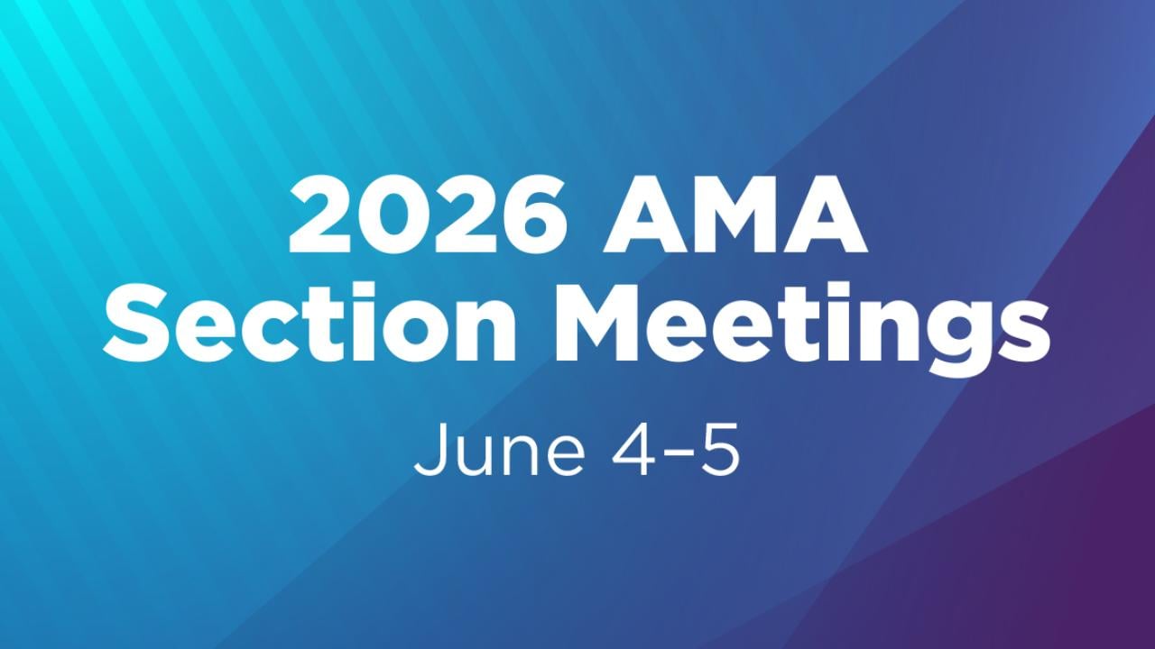 2026 Annual Section Meetings