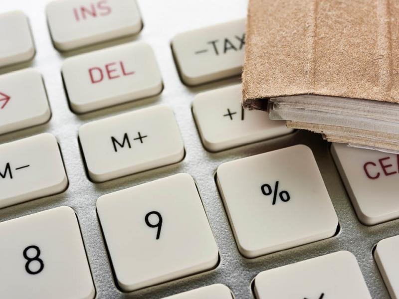 Folder on calculator