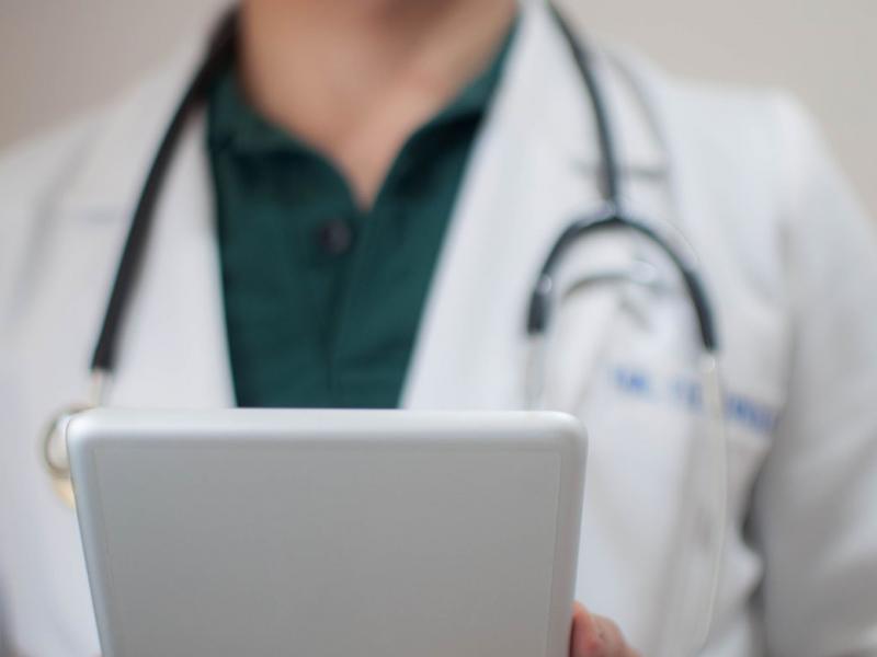 Physician and tablet