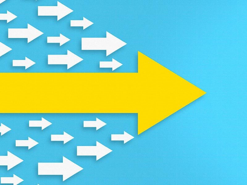 Arrows pointing to the right