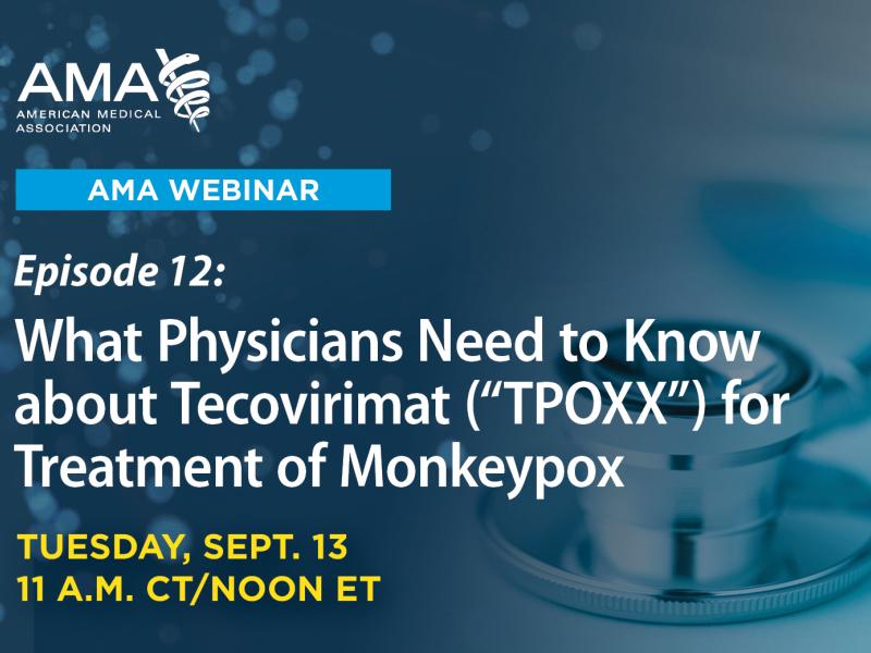 What physicians need to know about TPOXX webinar