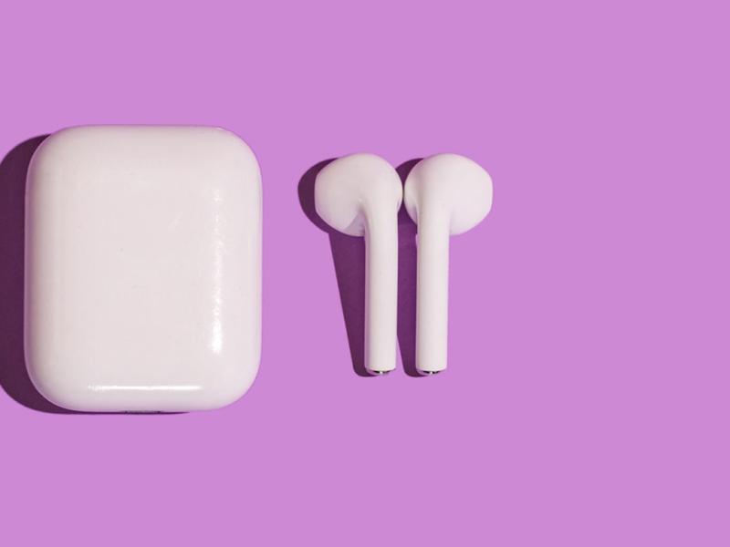 Wireless headphones and charger