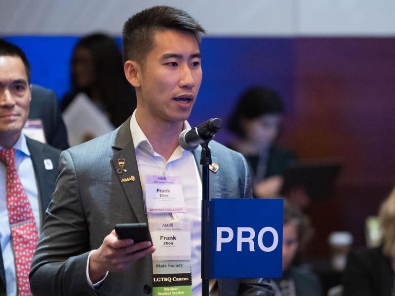 2023 Annual Meeting delegate Frank Zhou