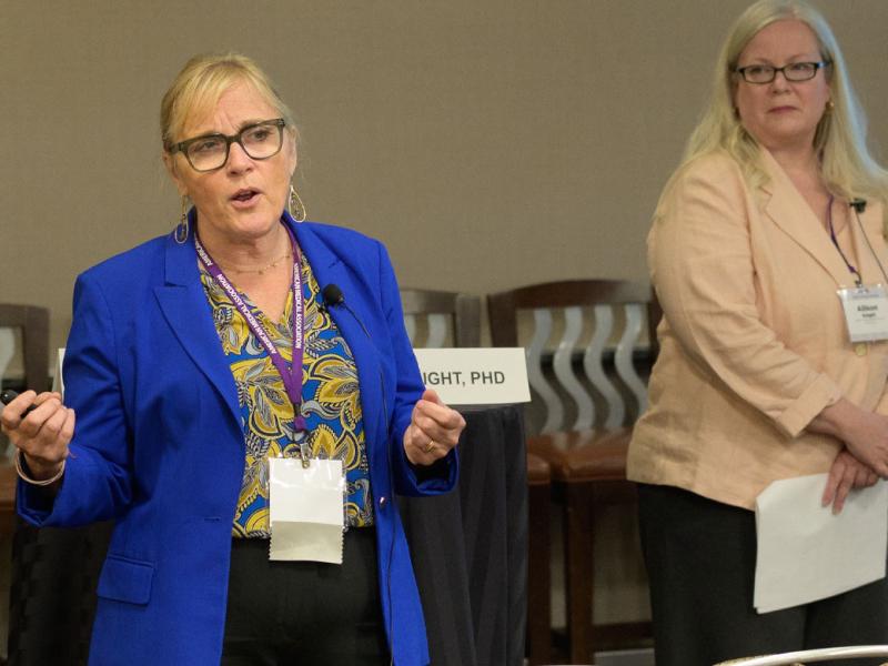 Margaret Rea and Allison Knight