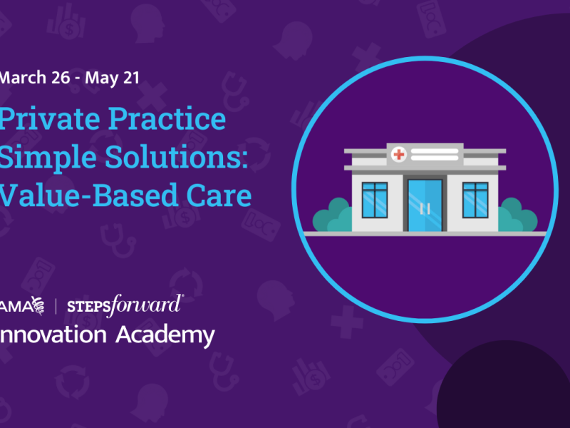 Private Practice Simple Solutions: Value-Based Care webinar