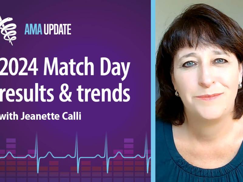 AMA Update for March 22, 2024: Match Day 2024 results: NRMP match rates by specialty, SOAP match statistics, plus Match Day 2025 (index only)