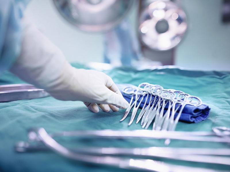Reaching for surgical tools in operating room