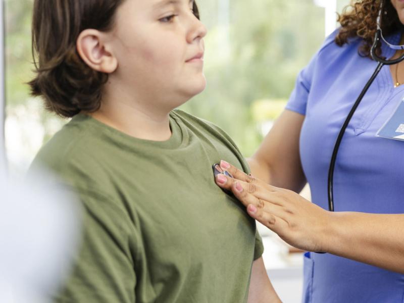 Child at a doctor's appointment