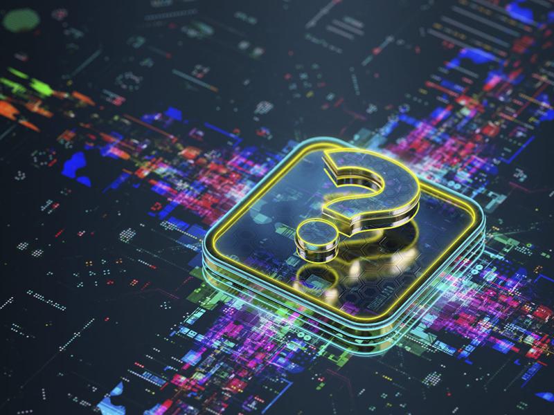 CPU and question icon