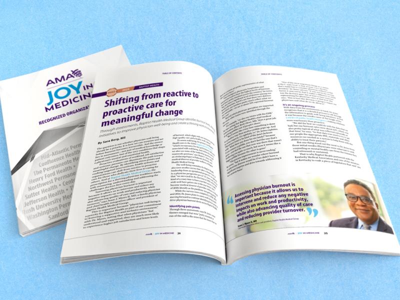 Joy in Medicine magazine: Baptist Health Medical Group
