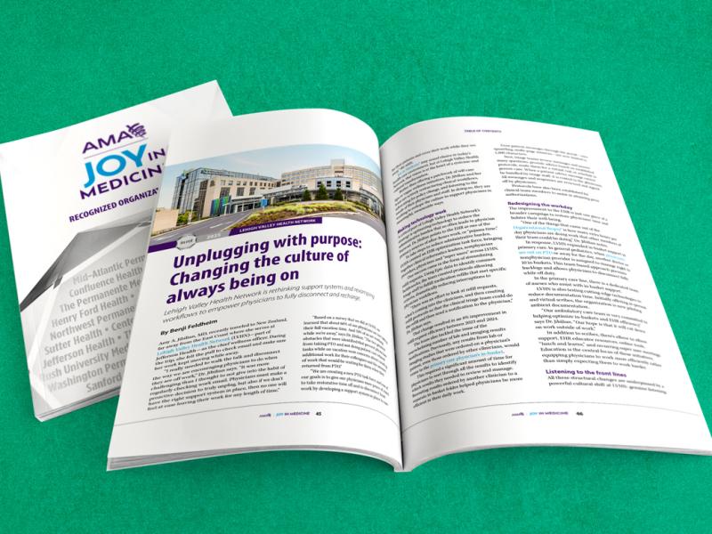 Joy in Medicine magazine: Lehigh Valley Health Network