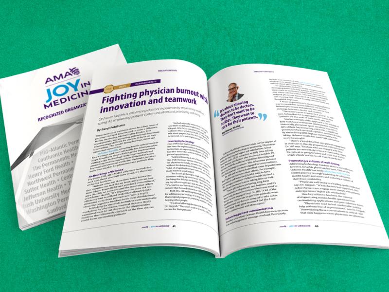 Joy in Medicine magazine: Ochsner Health