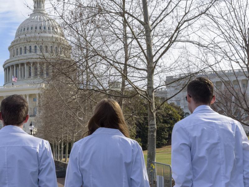 Medical students at the U.S. Capitol
