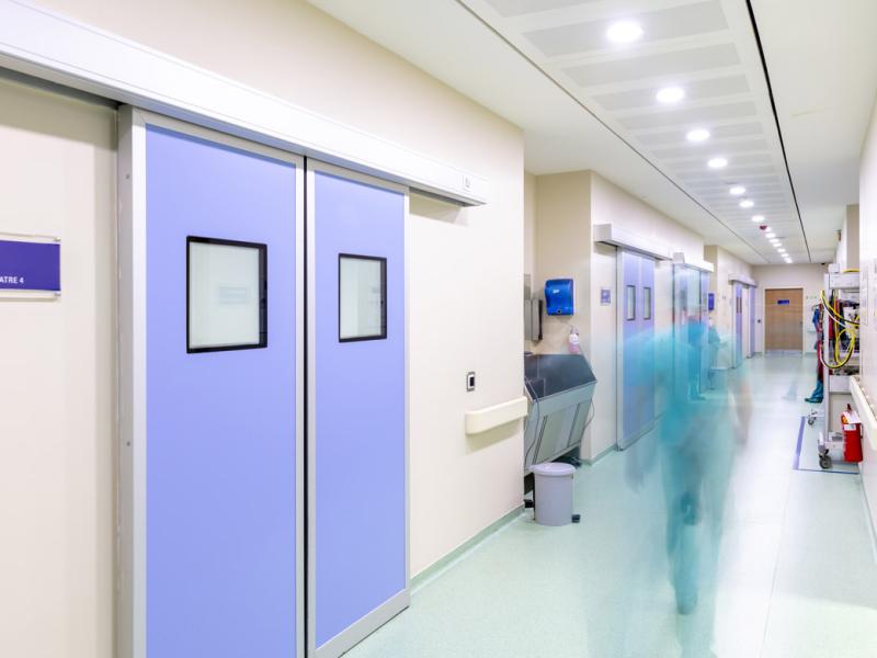 Operating room corridor