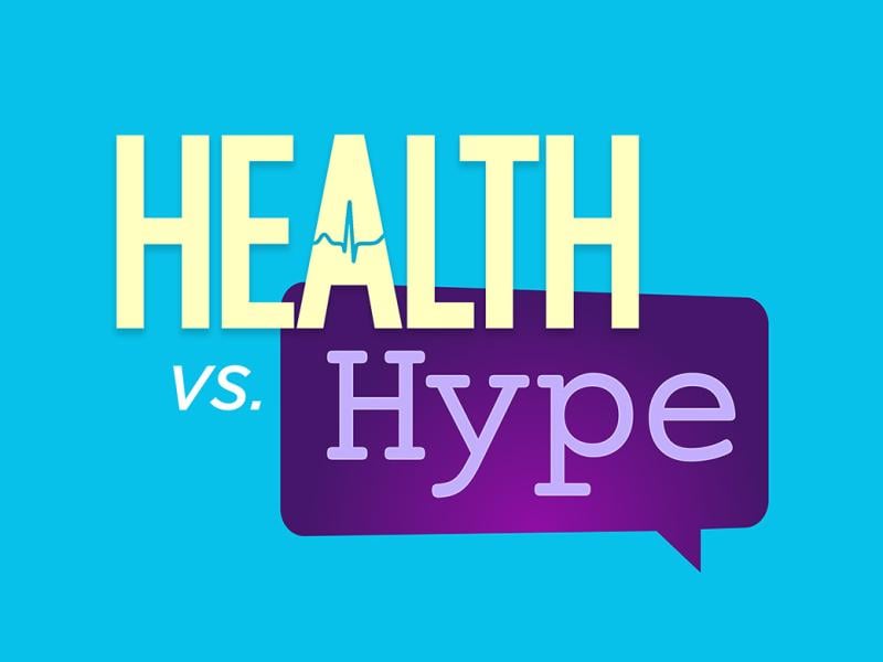 Health vs. Hype Podcast logo