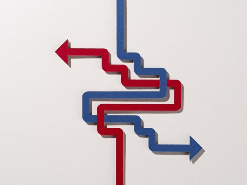 Winding arrows