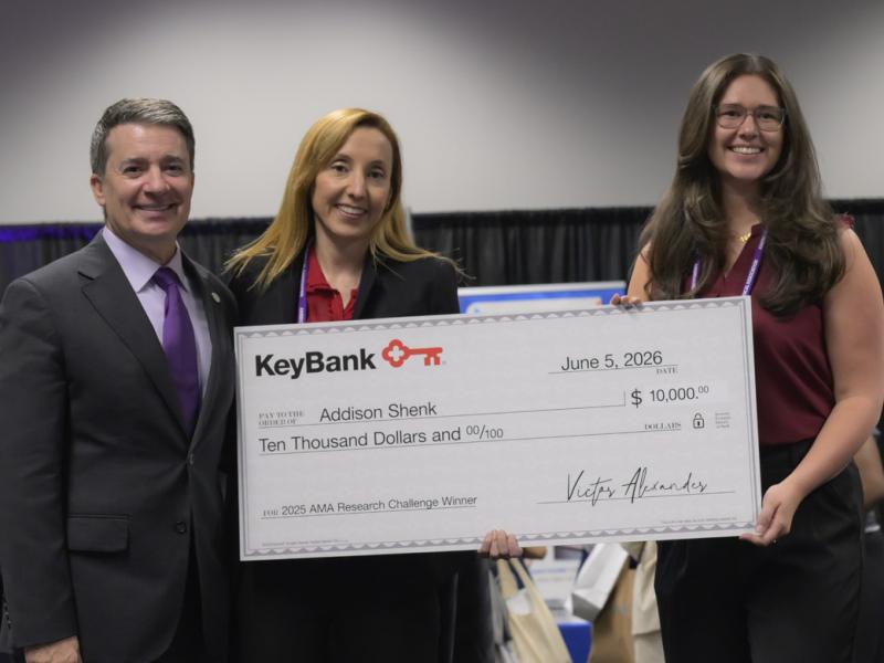 Addison Shenk, DO, Research Challenge winner