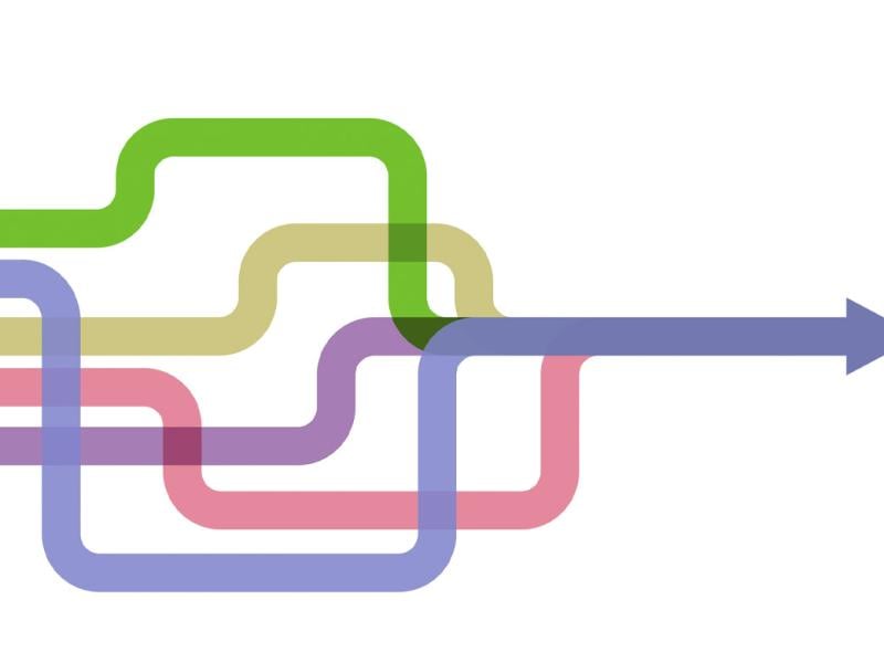 Merging arrows