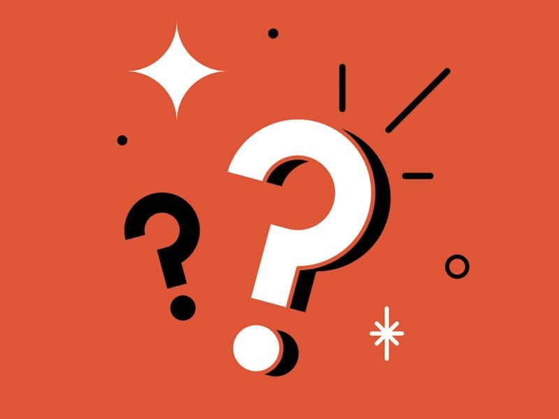 Question marks