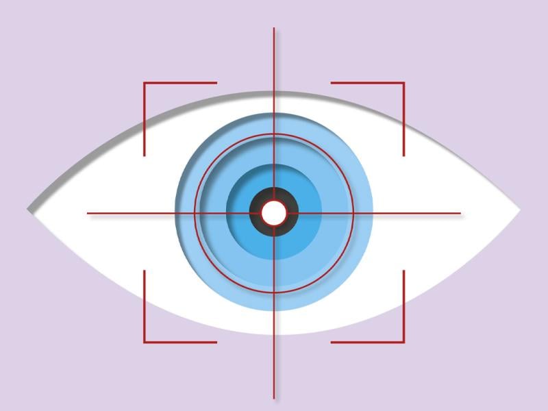 Eyeball with target