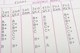 Closeup of transcript